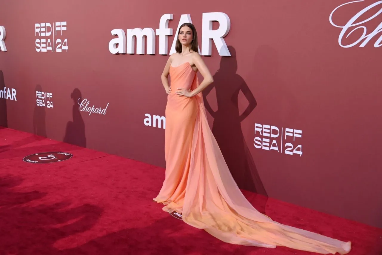 Barbara Palvin Stills at amfAR Cannes Gala in Antibes3